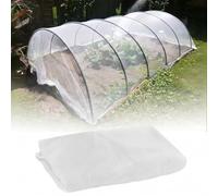 Red de Malla para Insectos para jardín, Red de jardín Malla para Arboles Frutales Malla Antiinsectos para Plantas Red de Protección para Proteger Verduras Frutas Flore Jardín Huerta (2.6m × 6m, Blanco