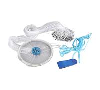 Red de Malla para Peces portátil y Duradera, Accesorio de Trampa para Red de Pesca, Malla de Nailon ponderada de Acero para ríos, Lagos, Mares Poco Profundos, océanos, entusiastas (tío Paterno)