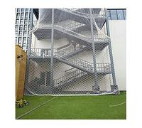 Red de Malla Tejida Blanca, Red anticaída para escaleras y barandillas de balcón, Red de Seguridad para niños en escaleras, Red Protectora para Exteriores, Red para cercas de jardín, Red de