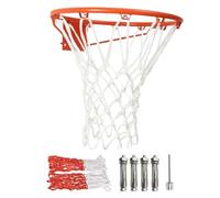 Red de mimbre para exteriores, de baloncesto estable, accesorio para entrenamiento de pelota, para jardín, garaje, granero, escuela, campo deportivo