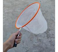 Red de muestreo de plancton, malla de nailon duradera para fitoplancton y pequeños organismos colección en estanques, piscinas y depósitos con anillo de acero inoxidable y mango