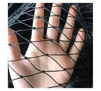 Red de nailon negro pesado para árboles, protección antipájaros, ciervos y plagas para jardines, árboles frutales y pesca, malla de 3 x 3 cm, 3 x 10 m, tamaño ideal para gatos, perros y pollos.