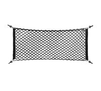 Red de Nylon de Carga, 90x40 cm Organizador de Almacenamiento de Malla de Nylon elástico de Red de Carga Universal para Coche con 4 Ganchos de Malla Trasera para Coche, camioneta, SUV