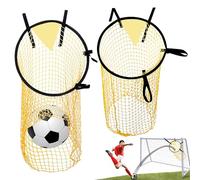 Red de Objetivo de Fútbol 2Pcs Contenedores Superiores Football Goal Football Target Accesorio para Portería de Fútbol con Marco para Práctica Entrenamiento