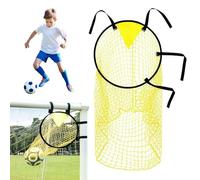 Red de Objetivo de Fútbol 45 x 60 cm,ESYFOR Red de Fútbol Portátil Instalación Fácil Plegable Objetivos de Entrenamiento de Portería de Fútbols Accesorios de Entrenamiento para Adultos y Niños