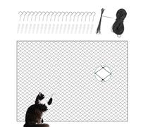 Red de patio para gatos - Protector de valla de balcón, barrera de seguridad para mascotas, malla protectora fuerte en diseño resistente a la intemperie, cubierta fiable para ventana de apartamento