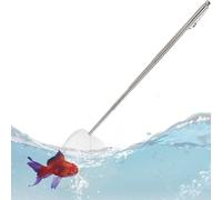 Red De Peces De Acuario, Clavos De Estanque Para Atrapar Peces Y Camarones En Acuarios Con Un Mango Extensible De 5 A 15 Pulgadas De Largo, Una Red De Camarones Acuario, Ficción
