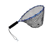 Red de pesca - aparejos de pesca portátiles con asa - Red de pesca para trucha y perca,Para uso en, kayak, agua salada, acuario, supervivencia al aire libre, arroyo, montañas, cimientos,