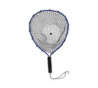 Red de Pesca con Mango Firme Antideslizante Malla Suave Protege Peces Y Estructura Resistente de Aluminio Diseño Portátil con Correa Adecuada para AGU, Azul