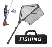 Red de pesca con mosca - Equipo de manga telescópica y plegable - Casual Camisetas Med Sommartryck För Toppar Under Sommar | Regalo para Pescador Papá Día del Padre Navidad San Vale