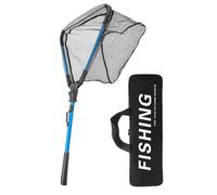 Red de pesca con mosca | Equipo de mango telescópico y plegable | Red de pesca plegable | Regalo para Novio Santa Claus Año Nuevo San Valentín