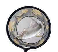 Red de pesca con mosca, red de peces para acuario | Red de barro de malla Nano 35/40/45 cm, red de estanque espesante, red de pesca de trucha portátil de secado rápido para agua dulce,