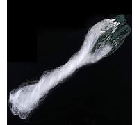 Red de Pesca de 3 Dedos, Red de Pesca de 1 MX 20 m con Trampa de Pescado Flotante Monofilamento Pequeño Engranaje de Malla(Blanco)