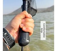 Red de pesca plegable con mango de aluminio con malla de silicona suave para un mínimo estrés de peces en aplicaciones de pesca con mosca y arroyo (35# mediano)