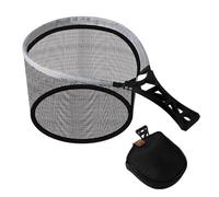 Red de pesca plegable, red de pesca con anillo de metal engrosado con mango hueco y bolsa de almacenamiento para la pesca al aire libre