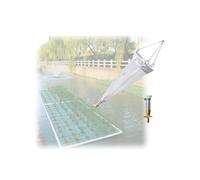 Red de plancton de 64/112 μm - Herramienta de recolección de nailon de malla fina 125/200, 60 cm de largo, con cuerda duradera y gruesa (paquete de 2)(13#)