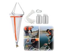 Red de plancton de grado de investigación para acuarios, para fitoplancton y zooplancton. Redes de arrastre de plancton experimentales con cuerda y dos botellas(25#)