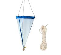 Red de plancton de Malla Fina, 64 μm, 125 Redes de Remolque de plancton de Malla for recolectar fitoplancton, protozoos y rotíferos(13#)