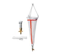 Red de plancton de malla fina con apertura de 64 μm/112 μm, portátil for la recolección de plancton, fácil de usar en lagos, estanques y acuarios(25#)