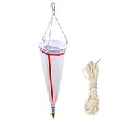 Red de plancton, Red de plancton de 20/25 μm - 60 cm de Largo, 21 cm de diámetro, Malla Fina 625/500 con Cuerda de muestreo de 5 m, Nailon Experimental Duradero para muestreo de plancton de