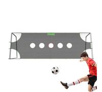 Red de portería de fútbol portátil, marco de 1, 3 y 5 agujeros, malla gruesa para interior y exterior, red deportiva plegable, objetivo de entrenamiento para precisión, juego aéreo, tiro, ejercicios |