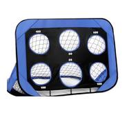 Red de portería fútbol for niños emergente 4 Modos, Plegable en 1 for Interiores y Exteriores for Mejorar la precisión pases tiros para Entrenamiento