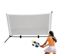 Red de práctica - portátil de Entrenamiento de Pickleball, Red de Pelota de Tenis pequeña para Carretera y Playas | Equipo Deportivo Plegable para Patio Trasero