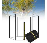 Red De Protección De Seguridad De Repuesto Para Cama Elástica, Red De Repuesto Ø150 183 244 305 366 427 488Cm Adecuado Para Postes De 6/8, Red De Repuesto Para Cama Elástica De Jardín,305cm 6 poles