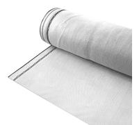 Red de protección para andamios, protección contra el polvo, red para andamios, 50 g/m², incluye 100 bridas, diferentes tamaños y colores (blanco, 3,07 x 50 m)