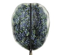 Red de protección para árboles frutales, manta de malla para arándanos, resistente a los rayos UV transpirable con cremallera para bayas de verduras arándano tomate fresa invernadero, bandeja elevada