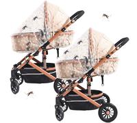 Red de protección para bebés | Protección portátil para bebés con bandas elásticas,Bandas elásticas ajustables para cunas parque cama protección contra y polvo