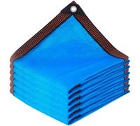 Red de protección para Piscinas enterradas y elevadas, Red Rectangular Que Protege de Las Hojas, Red de Sombra para jardín con Ojales(Blue,2x7m/6.5x23ft)