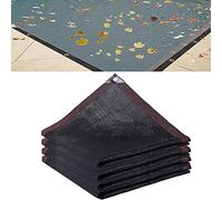 Red de protección para Piscinas rectangulares, Cubierta para Piscina Rectangular de 5 x 10 m, Cubierta para Piscina Resistente al Invierno, Lona Protectora para Piscinas Cubiertas y elevadas, Red de