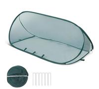 Red de protección para verduras, 99 x 40 x 40 cm, red de protección contra insectos, cubierta para bancal elevado, plegable, no requiere montaje, cubierta protectora para plantas vegetales, plantas en