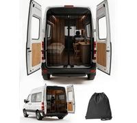 Red de protección solar universal para portón trasero | Con cremallera y imanes para el sol | Compatible con Mercedes Sprinter, VW Crafter, Ford Transit, FIAT Ducato, Opel Movano, Peugeot Boxer