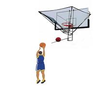 Red de Rebote de Baloncesto Fácil de Montar Incluye Bolsa de Almacenamiento Dispositivo de devolución Pelota Sistema Colgante para Entusiastas del Baloncesto Un Entrenamiento Eficiente