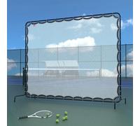 Red de rebote para tenis, tablero de entrenamiento de 9.5 x 7 pies para tenis y pickleball, pared de práctica al aire libre para cancha y deportes en el patio trasero