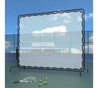 Red de rebote para tenis y deportes de raqueta, duradera y portátil para entrenamiento en interiores y exteriores, mejora las habilidades para pickleball, pádel, squash y tenis de mesa