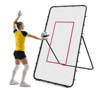 Red de Rebote para Voleibol, 2,1 x 1,2 m Ajustable en Ángulos de 45/60/75/85 Equipo de Entrenamiento para Adultos y Niños Reboteador para Jardines Estadios y Escuelas