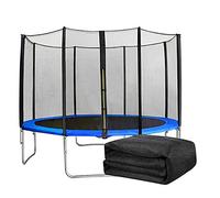 Red de Recambio para Cama elástica, Reemplazo de Red de trampolín 5-16FT 6-12 Postes con Entrada con Cremallera(5FT 6 Poles)