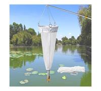 Red de recolección de plancton con varilla telescópica, Redes de muestreo de plancton de grado investigación profesional para recolección protozoos fitoplancton(13#)