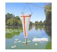 Red de recolección de plancton con varilla telescópica, Redes de muestreo de plancton de grado investigación profesional para recolección protozoos fitoplancton(25#)