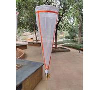 Red de recolección de plancton de 20/25μm, 21 cm de diámetro, malla 625/500 de 60 cm de largo, nailon duradero para muestreo de fitoplancton y protozoos, ideal para investigación y estudios acuáticos