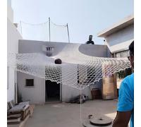 Red De Retorno De Baloncesto, Redes De Protección para Patios, Red De Captura De Balones para Practicar Tiro Al Aire Libre, Red De Seguridad De Nailon para Barandillas Escaleras(2x9m(6.5x29.5ft))