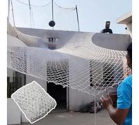 Red De Retorno De Baloncesto, Redes De Protección para Patios, Red De Captura De Balones para Practicar Tiro Al Aire Libre, Net De Seguridad De Nailon para Barandillas(10 cm Mesh,2x4m(6.5x13.1ft))