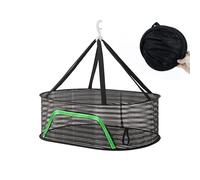 Red de Secado Colgante para Plantas y Hierbas - Plegable, Cerrada, Con Ganchos Giratorios de 360 Grados - Para Hierbas Secas, Carne y Bl