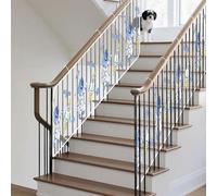 Red de Seguridad 75 x 200 cm Impermeable, Material de Malla Resistente, Protección Anticaída, Fuerte y Ajustable, Malla de Seguridad para Escaleras para Niños Mascotas, B