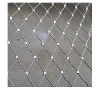 Red de seguridad de acero inoxidable 304 para balcón, 10 cm/2 mm, cable flexible, tipo X, red de jardín (1 x 28 m), asegura tu espacio