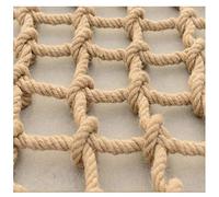 Red de Seguridad de Alta Resistencia - Red de Cuerda para Escalada, Red de Malla para Interiores y Exteriores, Red Duradera de cáñamo y Yute para jardín, Carga y Uso Decorativo, Redes gigant