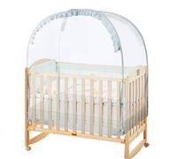 Red De Seguridad De Cuna Que Mantiene Al Bebé Dentro Dosel De Malla | Tienda de cuna con apertura instantánea y malla transpirable Para Niños Hogar Guardería Dormito